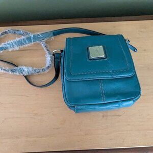 Tignanello Teal Crossbody Bag